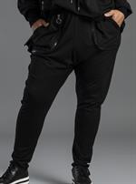 Gozzip Black- Magdalena Baggy Buks, Sort